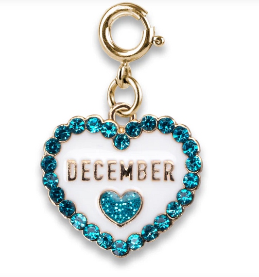 Gold Birthstone Charm | December