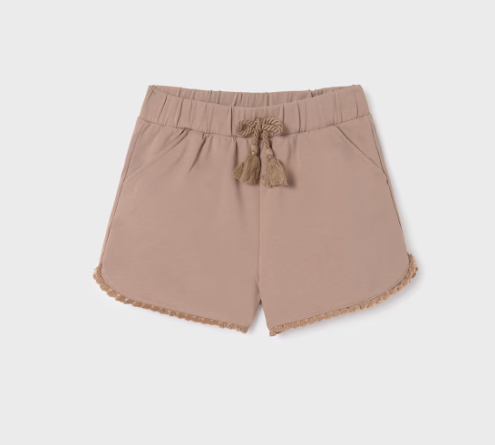 Tan Cotton Terry Shorts | 272