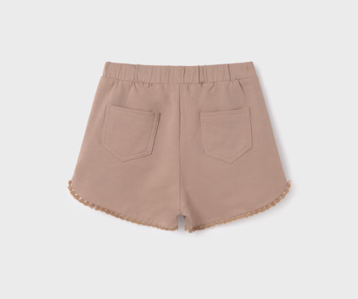 Tan Cotton Terry Shorts | 272