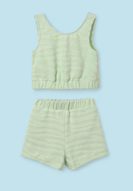 Mint Terry Short Set | 6278