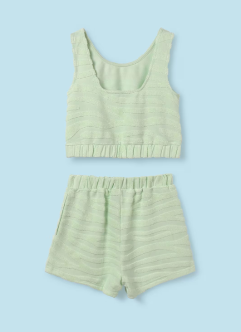 Mint Terry Short Set | 6278