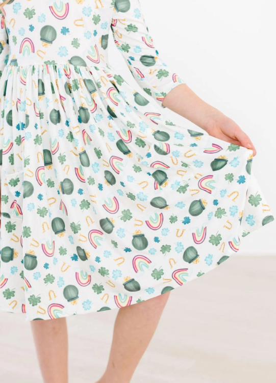 Luck of the Irish Pocket Twirl Dress