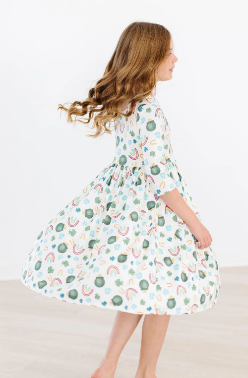 Luck of the Irish Pocket Twirl Dress