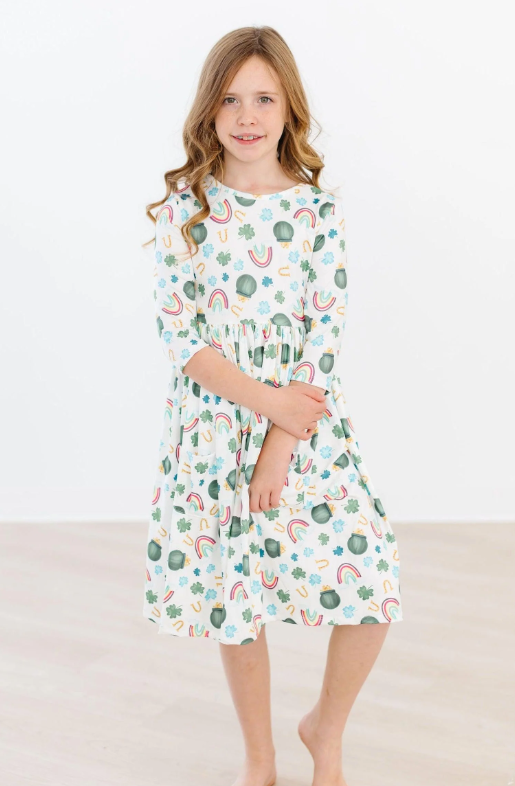 Luck of the Irish Pocket Twirl Dress