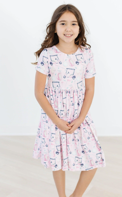 Tee Time Short Sleeve Twirl Dress