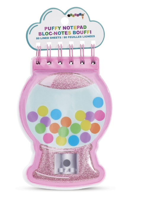 Gumball Machine Puffy Notebook
