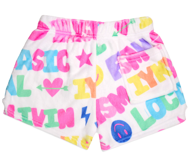 Theme Icons Plush Shorts