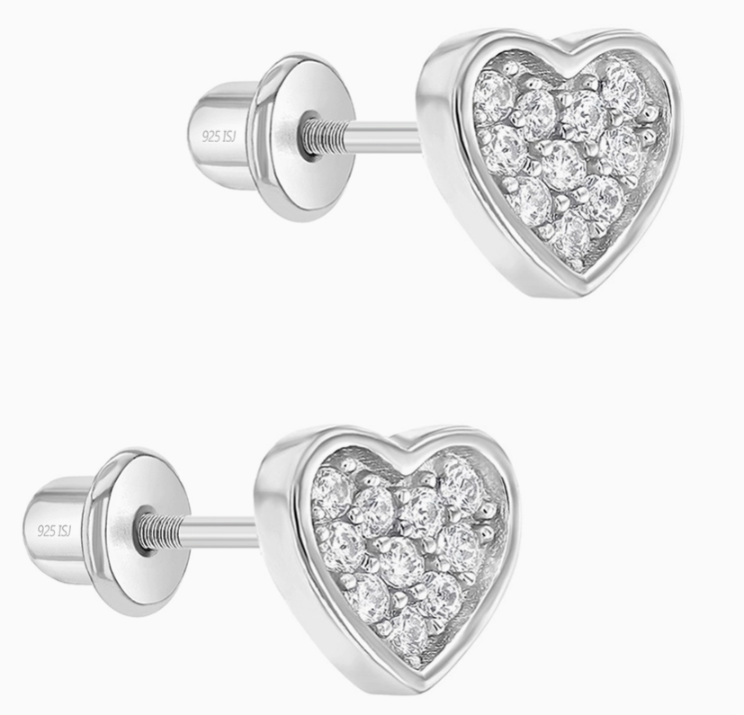 Heart of Gems CZ Earrings | Sterling Silver