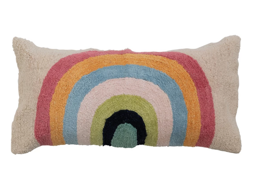 28" x 14" Rainbow Lumbar Pillow