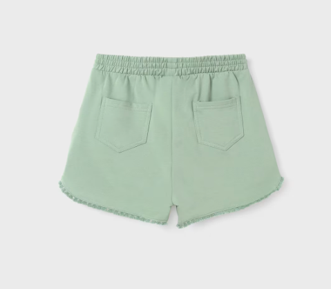 Green Cotton Terry Shorts | 272