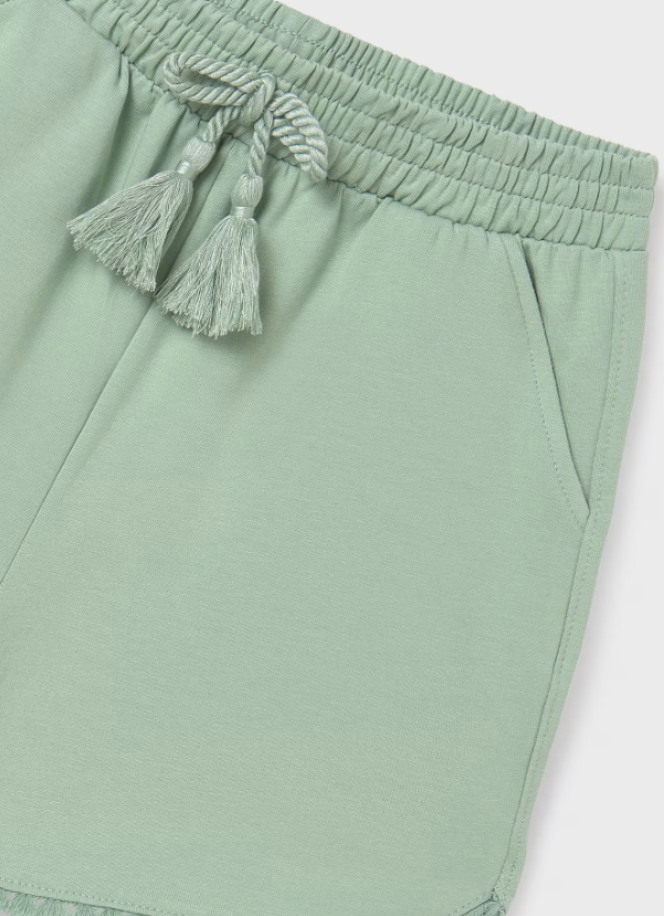 Green Cotton Terry Shorts | 272