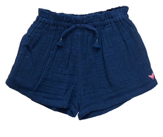 Navy Theodore Shorts