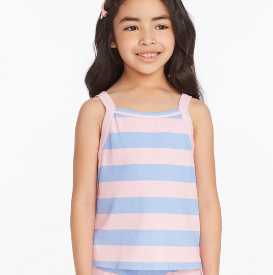 Mae Bubblegum Stripe Tank