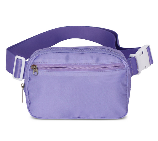Lavender Nylon Belt Bag