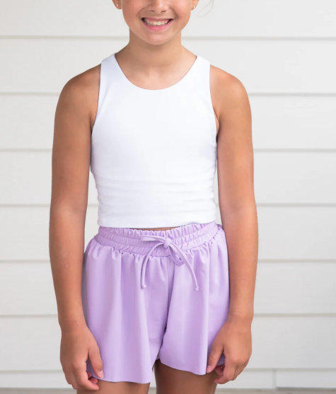 Lavender Butterfly Shorts