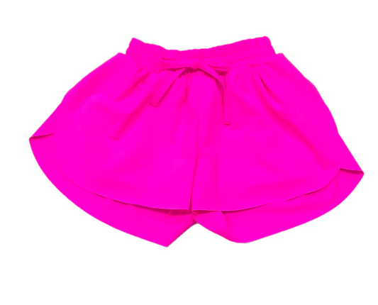 Bright Pink Butterfly Shorts