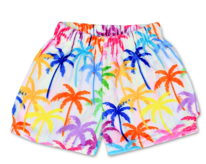 Corey Paige Palm Trees Plush Shorts