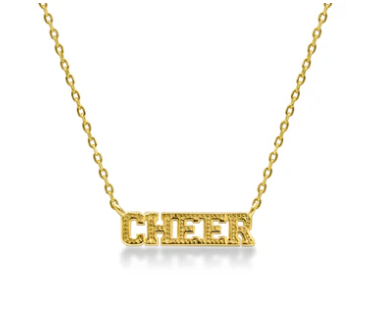 Gold Cheer Necklace