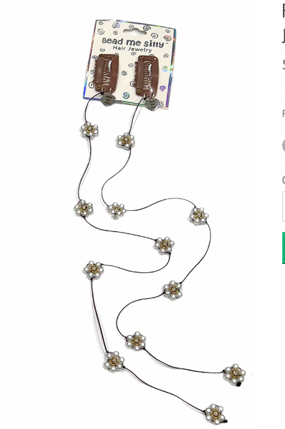 Pearl Flower Hair Jewelry