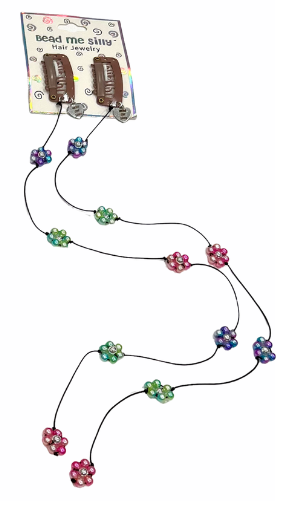 Multi-Color Flower Hair Jewelry