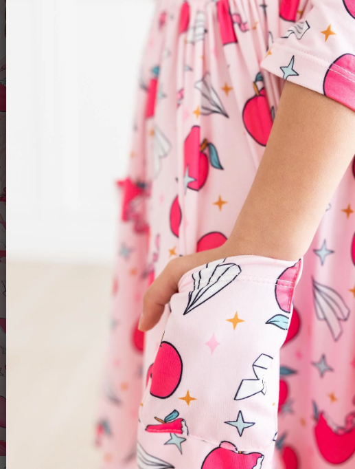 Star Student Pocket Twirl Dress