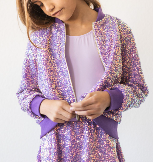 Purple Sequin Jacket