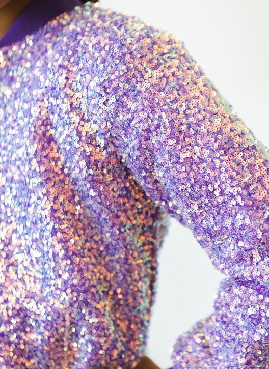 Purple Sequin Jacket