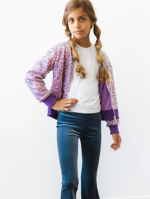 Purple Sequin Jacket