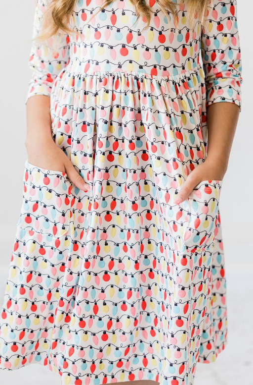 Merry & Bright Pocket Twirl Dress