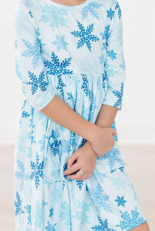 Winter Wonderland Pocket Twirl Dress