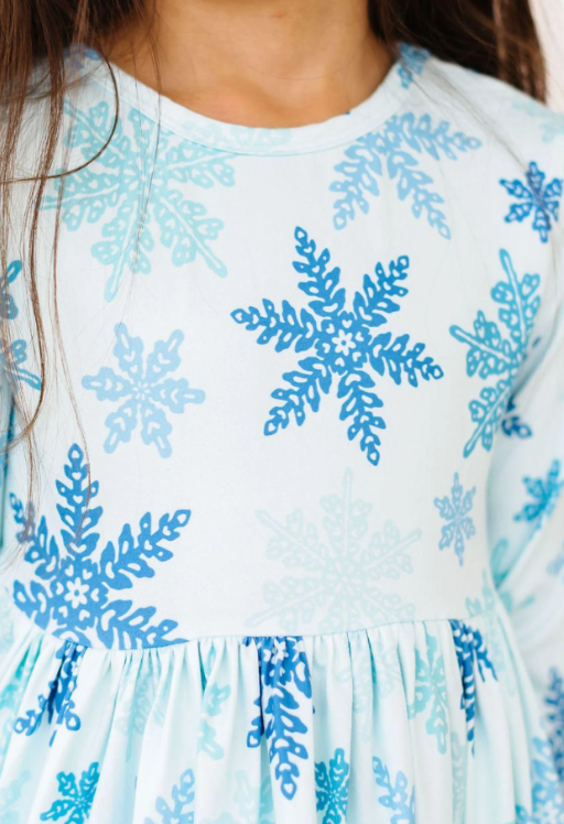 Winter Wonderland Pocket Twirl Dress