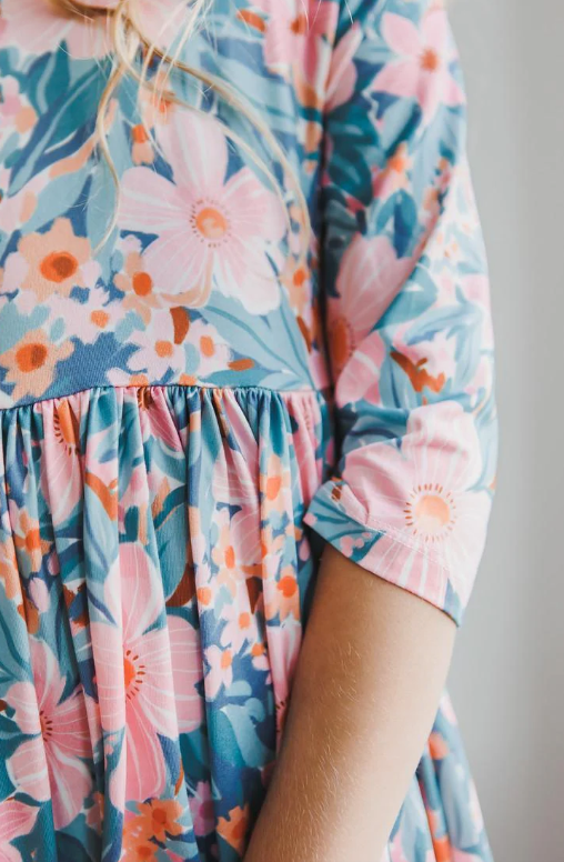 Rainforest Blooms Twirl Dress