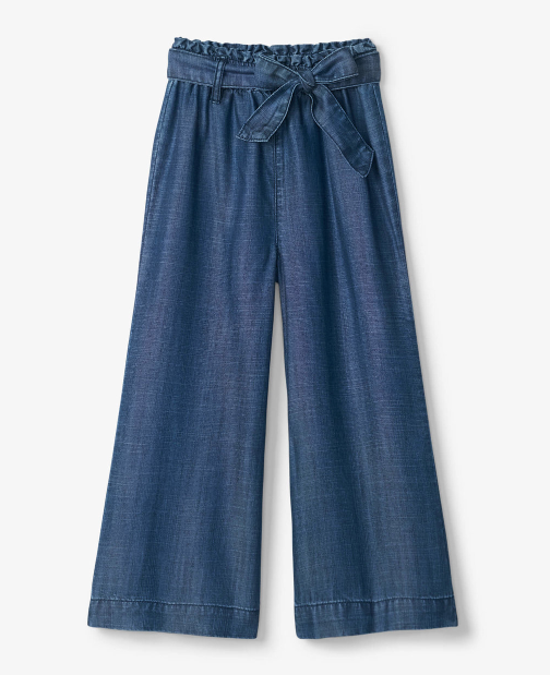 Tencel Textured Paperbag Pants