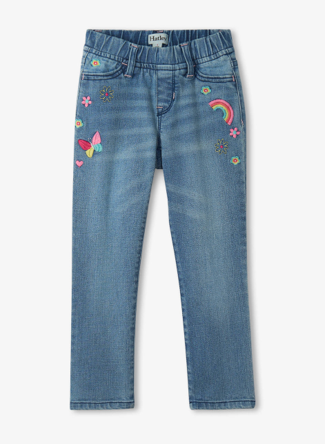 Pretty Patches Stretch Denim Jeans