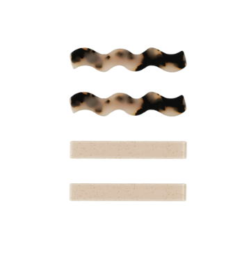 Wavy Clip Set | Tortoise, Shell
