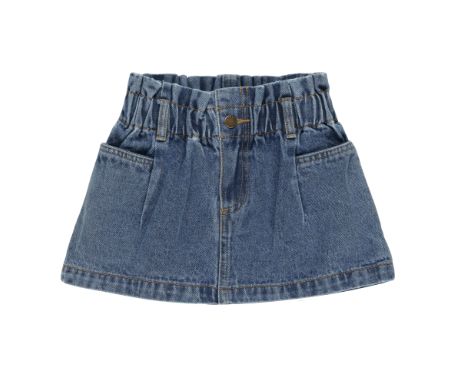 Denim Mini Skirt | Indigo