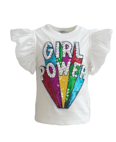 Girl Power Ruffle Top
