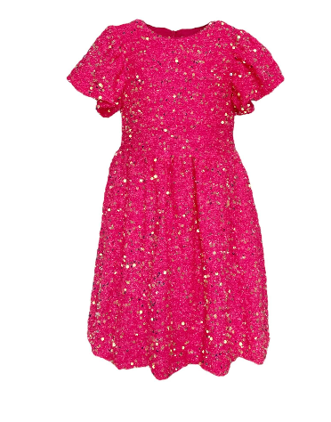 Margot Sequin Velour Dress