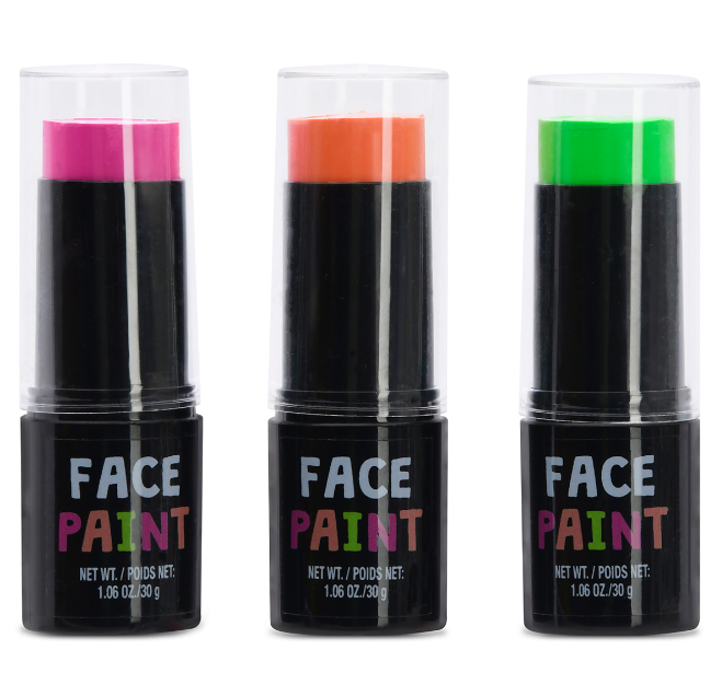 Ready, Set, Glow Neon Face Paint Set