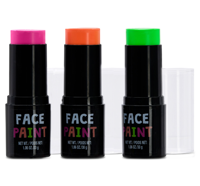 Ready, Set, Glow Neon Face Paint Set