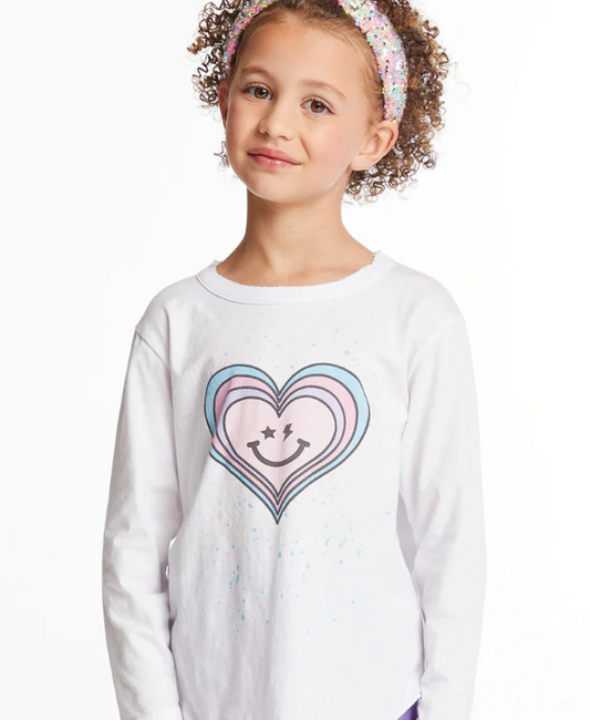 Colorful Heart Long Sleeve Top