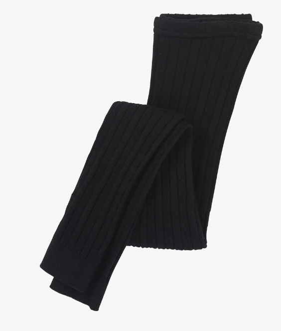 Black Cable Knit Leggings