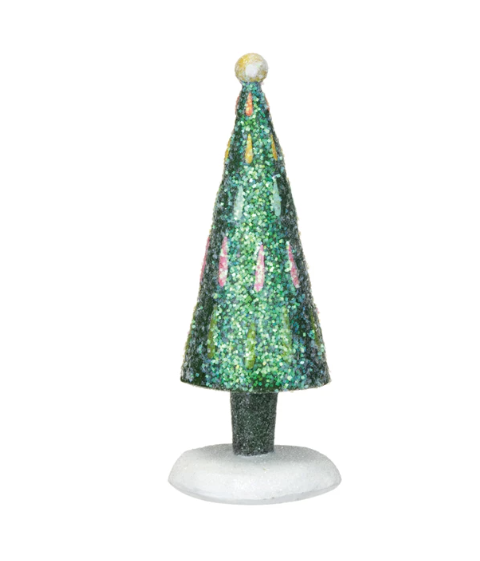 5.5" Glitter Tree Ornaments