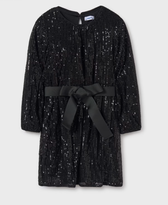 Black Sequin Dress | 7980