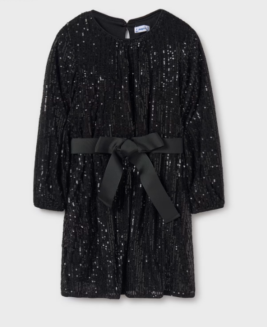 Black Sequin Dress | 7980