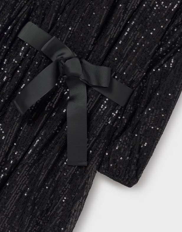 Black Sequin Dress | 7980
