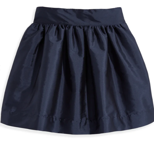 Party Skirt | Navy Taffeta