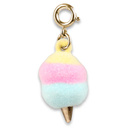 Gold Cotton Candy Charm