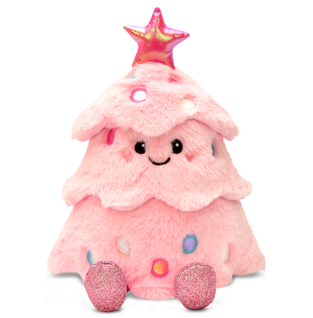 Pink Christmas Tree Plush