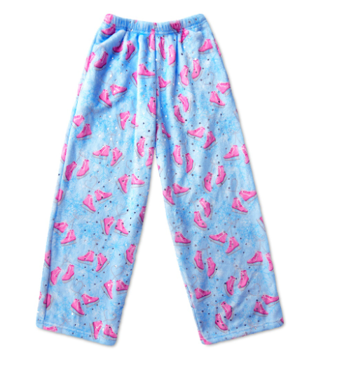 Snowy Skates Plush Pants